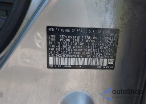 2017 Honda Fit Lx from USA, damaged, VIN 3HGGK5G58HM700883
